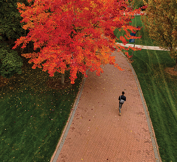 باسيريني وهي تلوح للمشاركين في حفل تنصيبها.